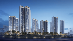 米灰色仿石漆、落地窗、大面宽的艺术界